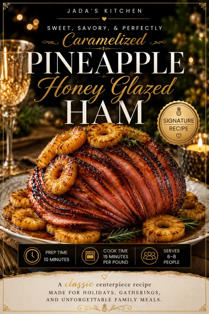 Pineapple Honey Glazed Holiday Ham