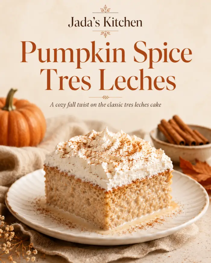 Pumpkin Spice Tres Leches