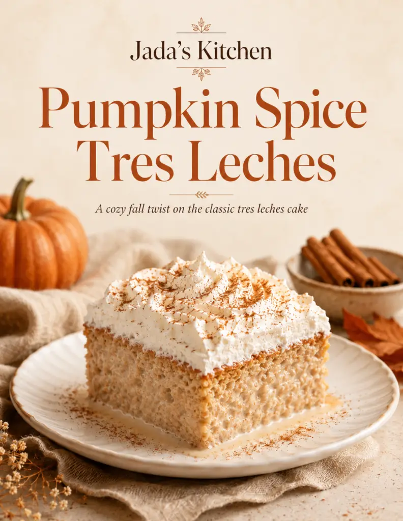 Pumpkin Spice Tres Leches